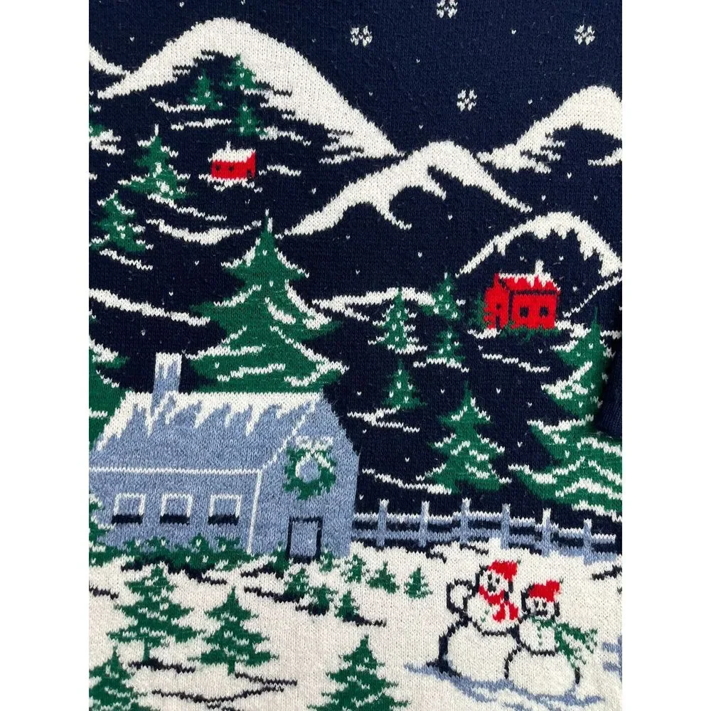 Vintage 90s Unisex Nut Cracker Christmas knit Sweater Size Medium